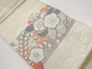 辻ヶ花模様織出し名古屋帯